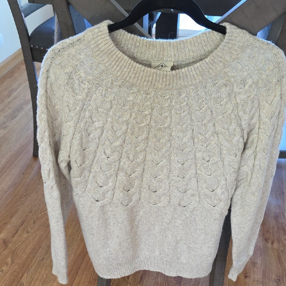 St. John's Bay Cream Cable Knit Sweater